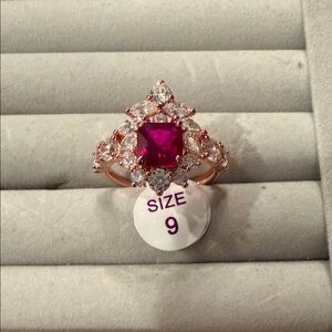 Bomb Party Pink and Rose Gold Ring
